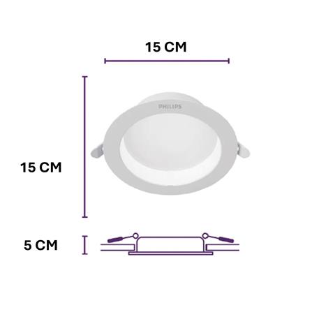 PHILIPS DOWNLIGHT MESON C RECESSED RD 150 17W 40K COOL WHITE