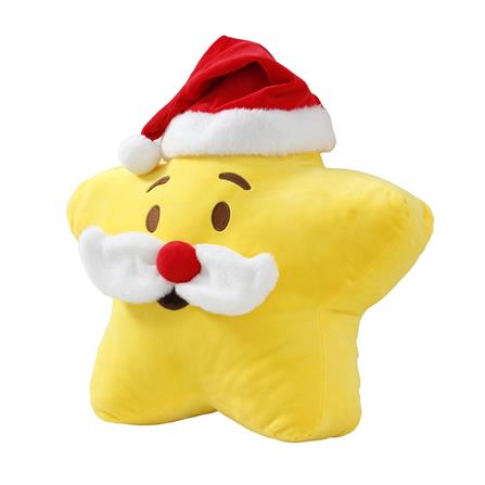 HOME LIVING STYLE CUSHION CHRISTMAS STAR 30CM YELLOW