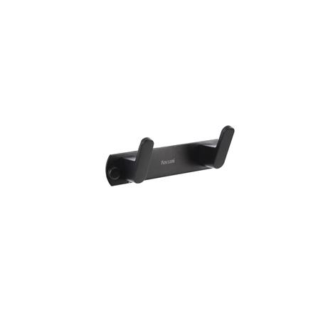 ROCCONI TOWEL HOOK 2 RCN K2/B 13.5CM MATTE BLACK