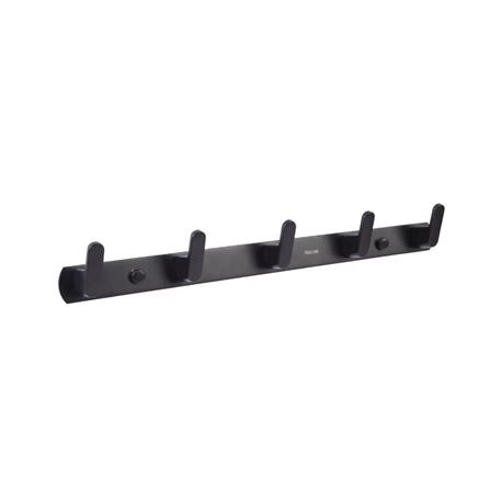 ROCCONI TOWEL 5-HOOKS RCN K5/B 40CM MATTE BLACK