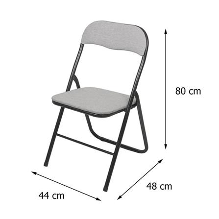 FOLDING CHAIR FURDINI MELON GREY