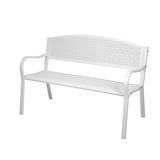 PATIO BENCH SPRING TARLA WHITE [EXCLUSIVE FROM HOMEPRO THAILAND]