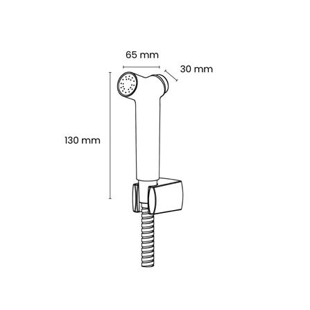 FELICE HAND BIDET FS 235B 1.2M MATTE BLACK