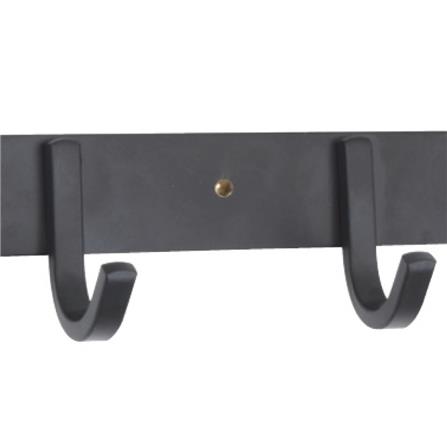 ROCCONI TOWEL HOOK 3 RCN G3B 20.6CM MATTE BLACK ROSE GOLD