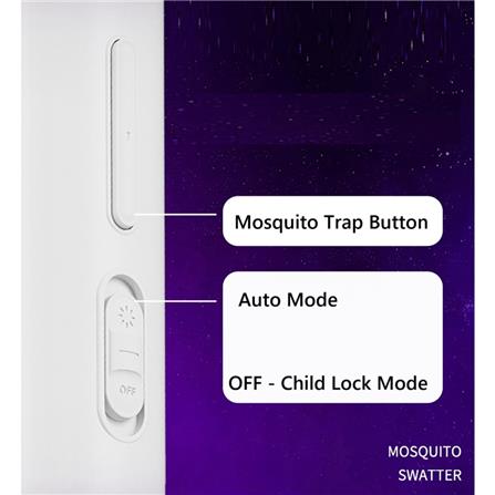 COSSY PLUS ELECTRIC MOSQUITO SWATTER ADVANCE MODEL (TYPE C CHARGER)-FOLDABLE