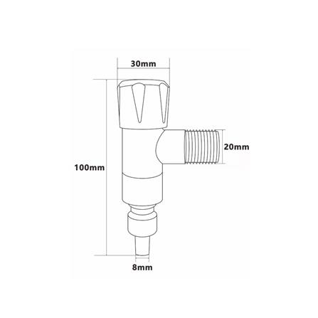 FELICE WASH MACHINE FAUCET FLE 514B MATTE BLACK ROSEGOLD