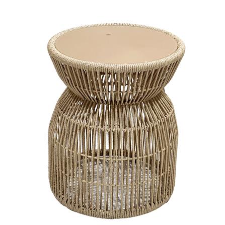 WICKER SIDE TABLE BENETTA NATURAL BROWN [EXCLUSIVE FROM HOMEPRO THAILAND]