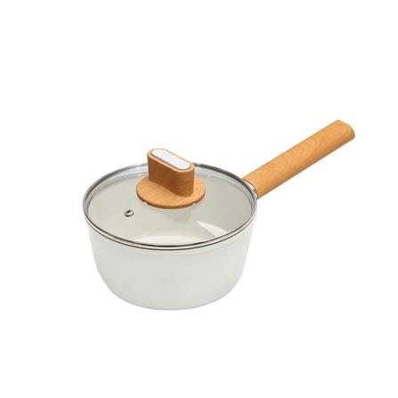 FUKURO SHIRO CERAMIC NON-STICK SAUCEPAN 18CM