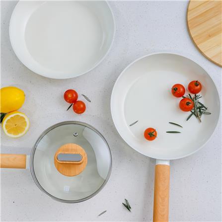 FUKURO SHIRO CERAMIC NON-STICK SAUCEPAN 18CM