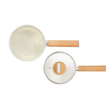 FUKURO SHIRO CERAMIC NON-STICK SAUCEPAN 18CM