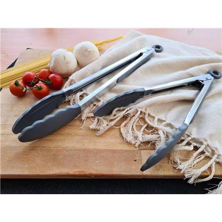 FUKURO KIRIN STAINLESS STEEL FOOD TONG 12IN