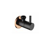 FELICE STOP VALVE FLE 504B L7CM MATTE BLACK ROSEGOLD
