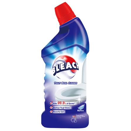 BLEACH TOILET CLEANER 600ML MARINE