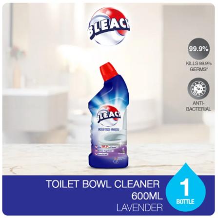 BLEACH TOILET CLEANER 600ML LAVENDER