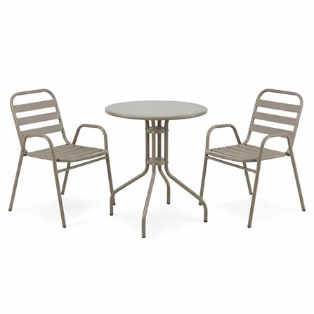 PATIO TABLE SPRING NELLY 60 CM TAUPE
