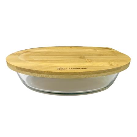 CARL SMITH SOHN BAKEWARE WITH BAMBOO LID 1600ML