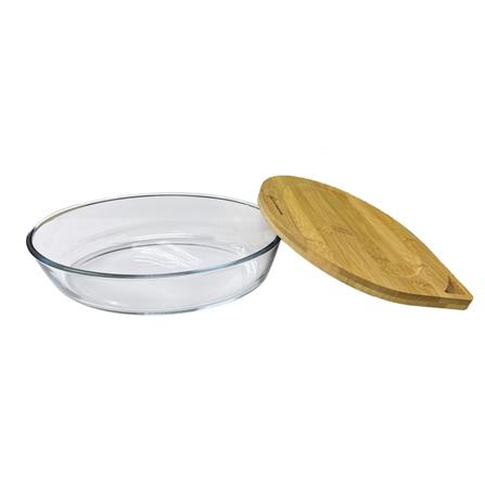 CARL SMITH SOHN BAKEWARE WITH BAMBOO LID 1600ML