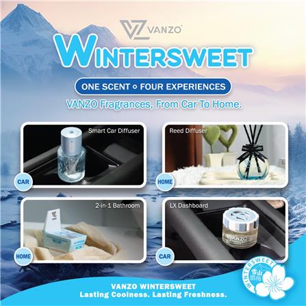 VANZO SMART CAR DIFFUSER WINTER SWEET 120ML