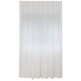 HOME LIVING STYLE SHEER CURTAIN HIDE TAP CLAIRE 150X250CM WHITE