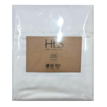 HOME LIVING STYLE SHEER CURTAIN HIDE TAP CLAIRE 150X250CM WHITE