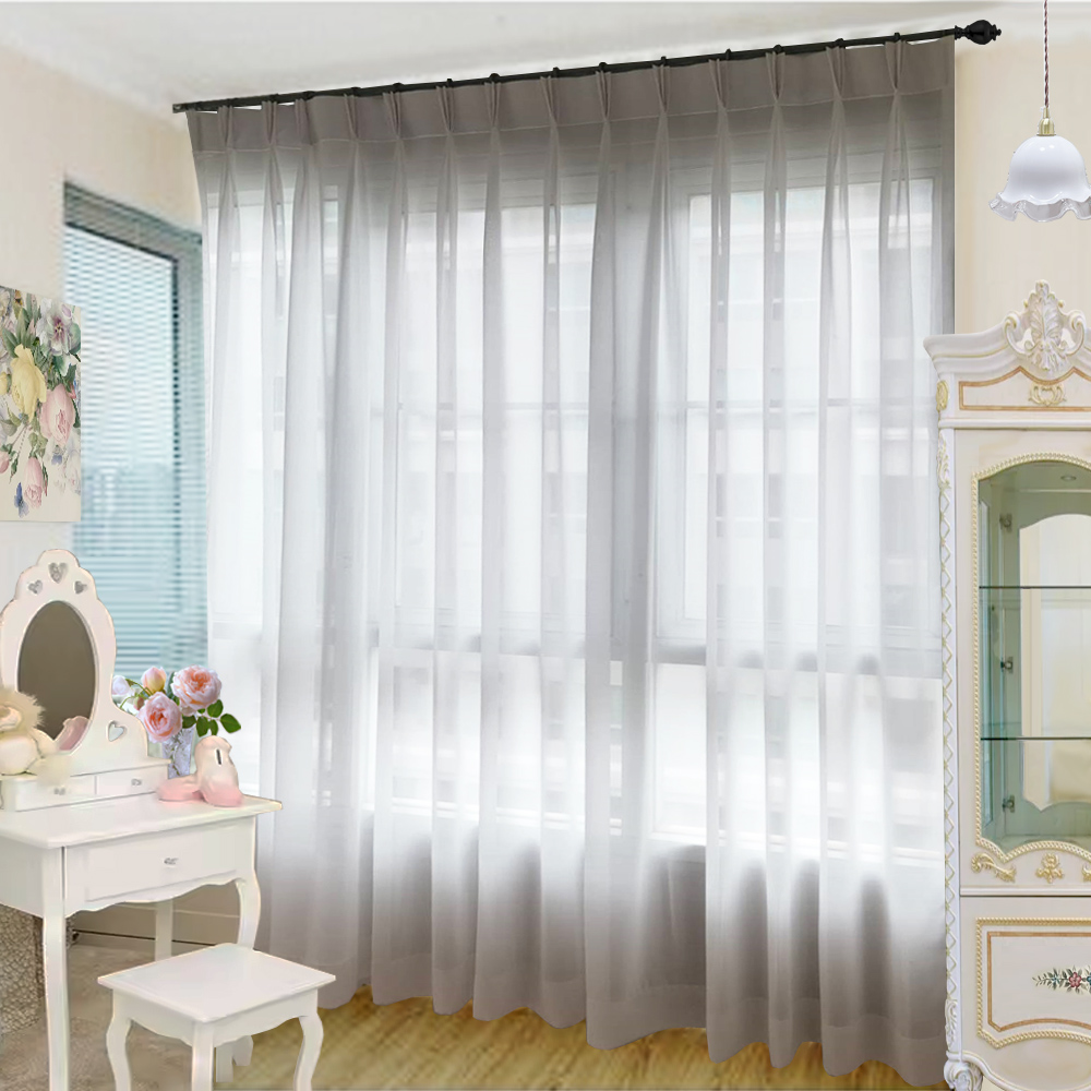 HOME LIVING STYLE SHEER CURTAIN FRENCH PLEAT CHLOE 150X250CM WHITE