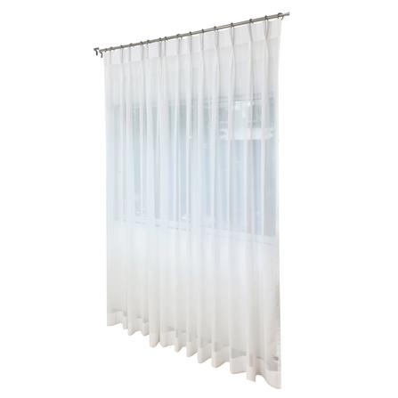 HOME LIVING STYLE SHEER CURTAIN FRENCH PLEAT CHLOE 150X250CM WHITE