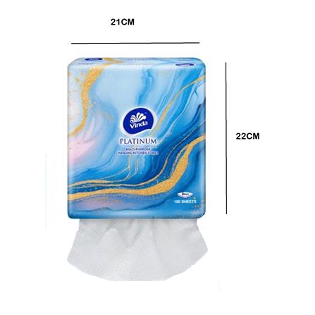 VINDA PLATINUM WASHABLE MULTI-PURPOSA HANGING KITCHEN TOWEL 180S