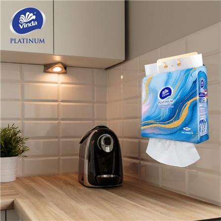 VINDA PLATINUM WASHABLE MULTI-PURPOSA HANGING KITCHEN TOWEL 180S