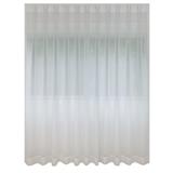 HOME LIVING STYLE SHEER CURTAIN HIDE TAP CHLOE 150X250CM WHITE