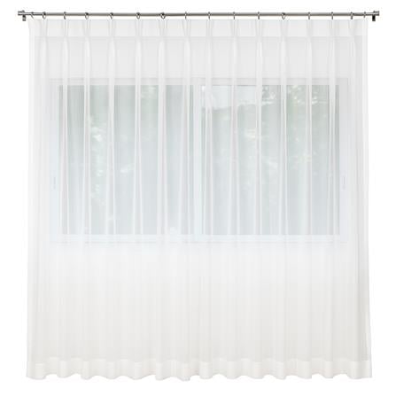 HOME LIVING STYLE SHEER CURTAIN FRENCH PLEAT CHLOE 150X220CM WHITE