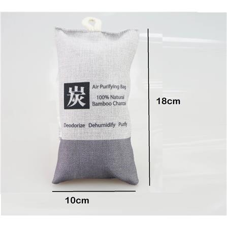 HOME+ BAMBOO CHARCOAL WITH STRING-120G GREY