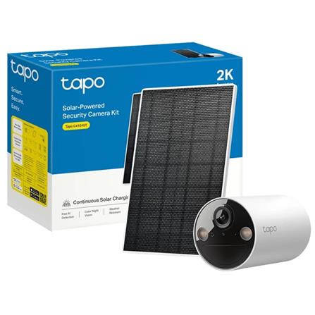 TP-LINK 3MP SOLAR-POWERED SECURITY CAMERA KIT C410