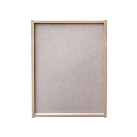 OPEN CABINET WITH 2 COMPARTMENTS FURDINI FINE WOOD GRAIN/WHITE CREAM FABRIC PATTERN [EXCLUSIVE FROM HOMEPRO THAILAND]