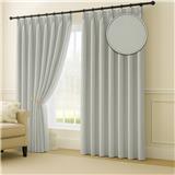 RED DANIELLE CURTAIN FRENCH PLEAT URBAN C24 80979 8D SILVER GRAY