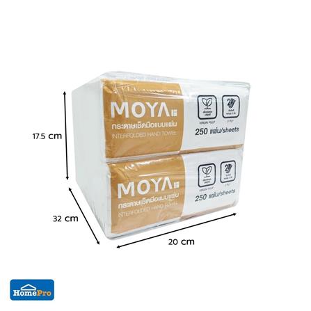 MOYA TISSUE REFILL 4PCS 250 SHEET