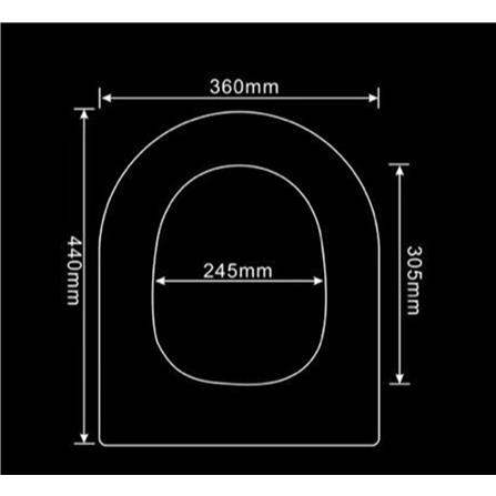AKRON TOILET SEAT COVER UF7644SC