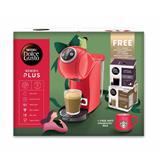 NESCAFE DOLCE GUSTO COFFEE MACHINE HOLIDAY GENIO S PLUS RED BUNDLE