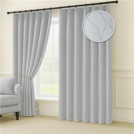 RED DANIELLE CURTAIN FRENCH PLEAT ALAINA C20 80972 10D LUNAR ROCK