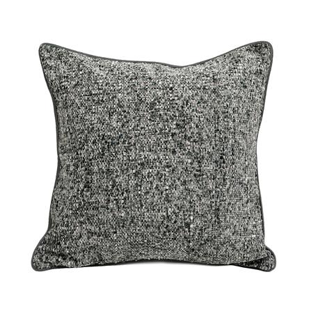 BENETTA CUSHION MACRO 18X18INCH DARK GRAY