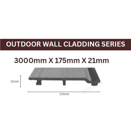 ECOCLASS OUTDOOR WALL CLADDING OWC-9 300X17.5X2.1CM 0.52M2