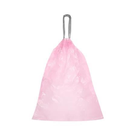 GARBAGE BAGS DRAWSTRING ACCO LIGHT PINK 18x20" 60PCS