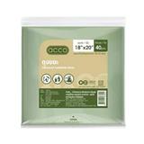 GARBAGE BAGS THIN  CIRCULAR ACCO 18X20" LIGHT GREEN 56 PCS