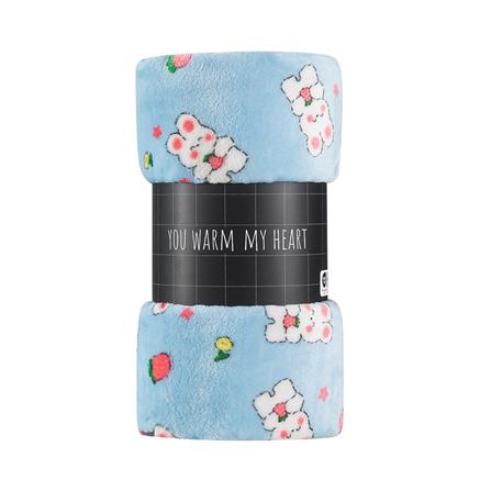 HLS FLEECE BLANKET 50X60 CSLW11 BEAR BLUE