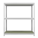 3-TIER SHELVING UNIT FURDINI BASIO 81CM WHITE/WOOD