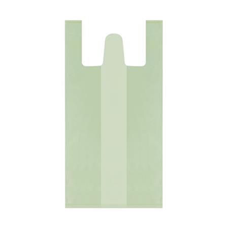 GARBAGE BAG WITH HANDLE TIE CIRCULAR LIGHT GREEN 24X28" 28PCS