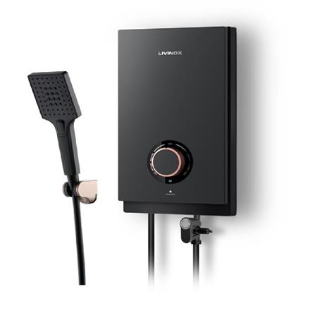 LIVINOX SHOWER HEATER NON PUMP WITH HAND SHOWER LWH-MS-E-MB-2 MATT BLACK