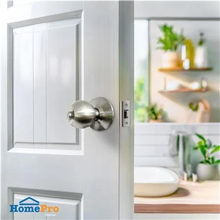 AZLE BATHROOM KNOB MAT053-P SILVER