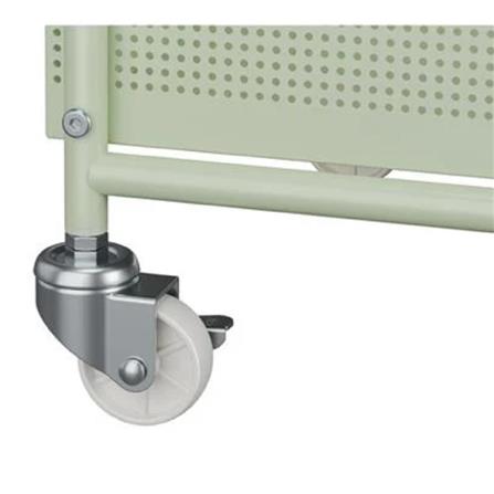 3-TIER UTILITY CART WITH CASTERS STACKO DORU 48x35x81.5CM GREEN