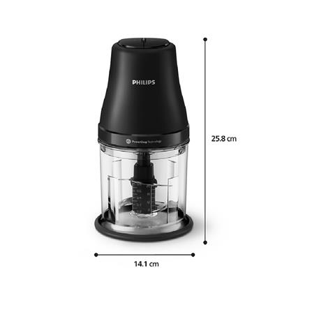 PHILIPS FOOD CHOPPER HR1501/00 450W 1L BLACK