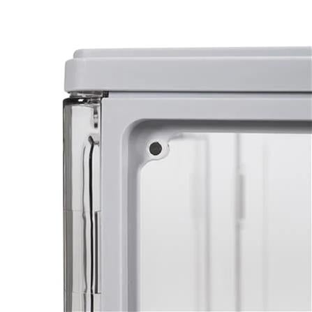 SHOE BOX STACKO LITE 38X28X22CM GREY/CLEAR